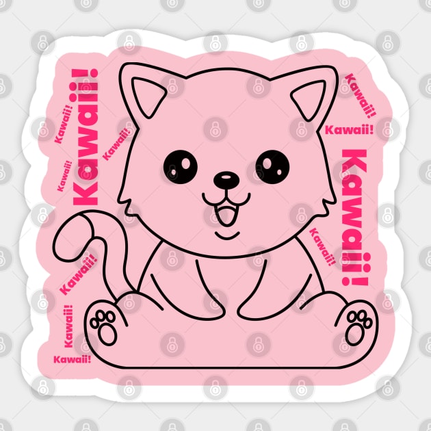 Kawaii! Design Sticker by PANGANDOY